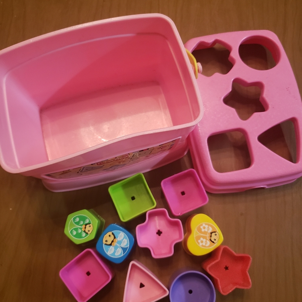 Pink Shape Sorter Toy Set